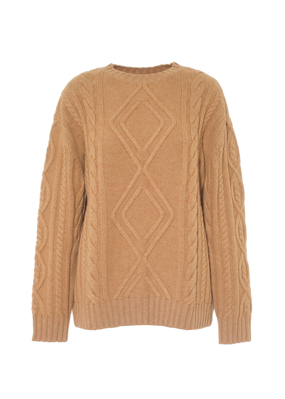 Tan oversized outlet jumper